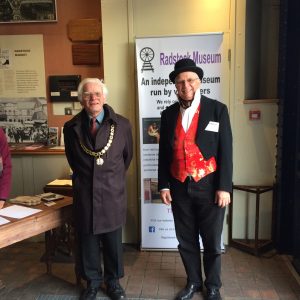 Radstock Mayor with Victorian Man